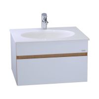 Chậu lavabo Caesar LF5024 + Tủ treo EH660V