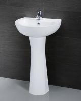 Chậu rửa Lavabo chân dài Caesar L2150+P2440