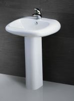 Chậu Lavabo chân dài Caesar L2560+P2438