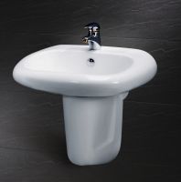 Chậu Lavabo chân lửng Caesar L2560+P2441